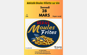 Repas Moules Frites