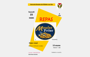 Repas Moules frites