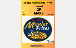 Repas Moules Frites